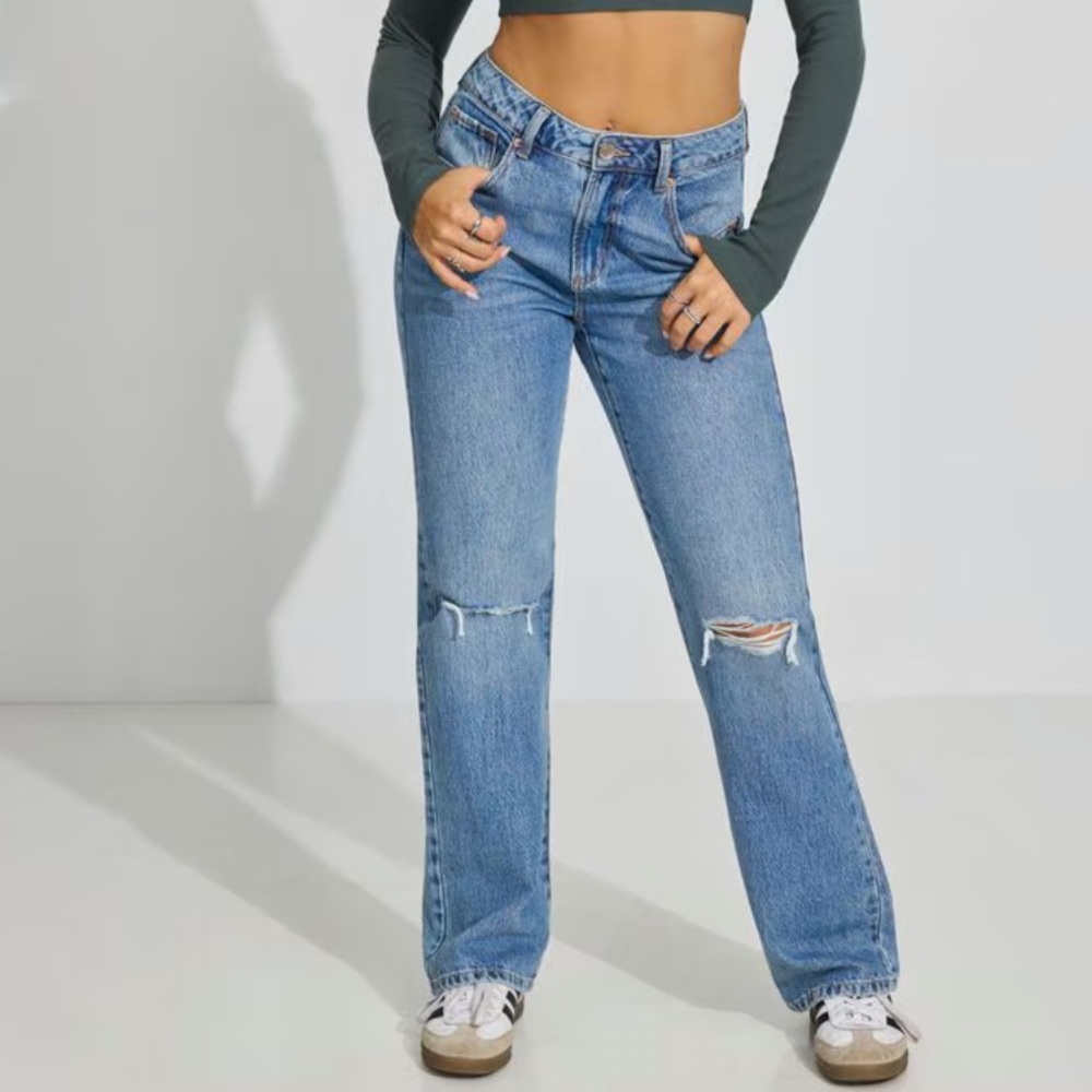 Garage Blue 90s Straight Leg Jeans
